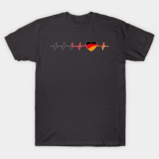 German heartbeat flag T-Shirt